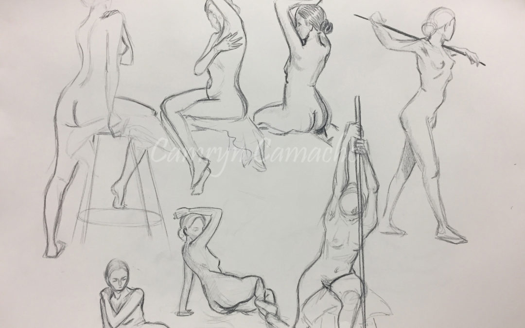 Figure Drawing Session (Pencil)